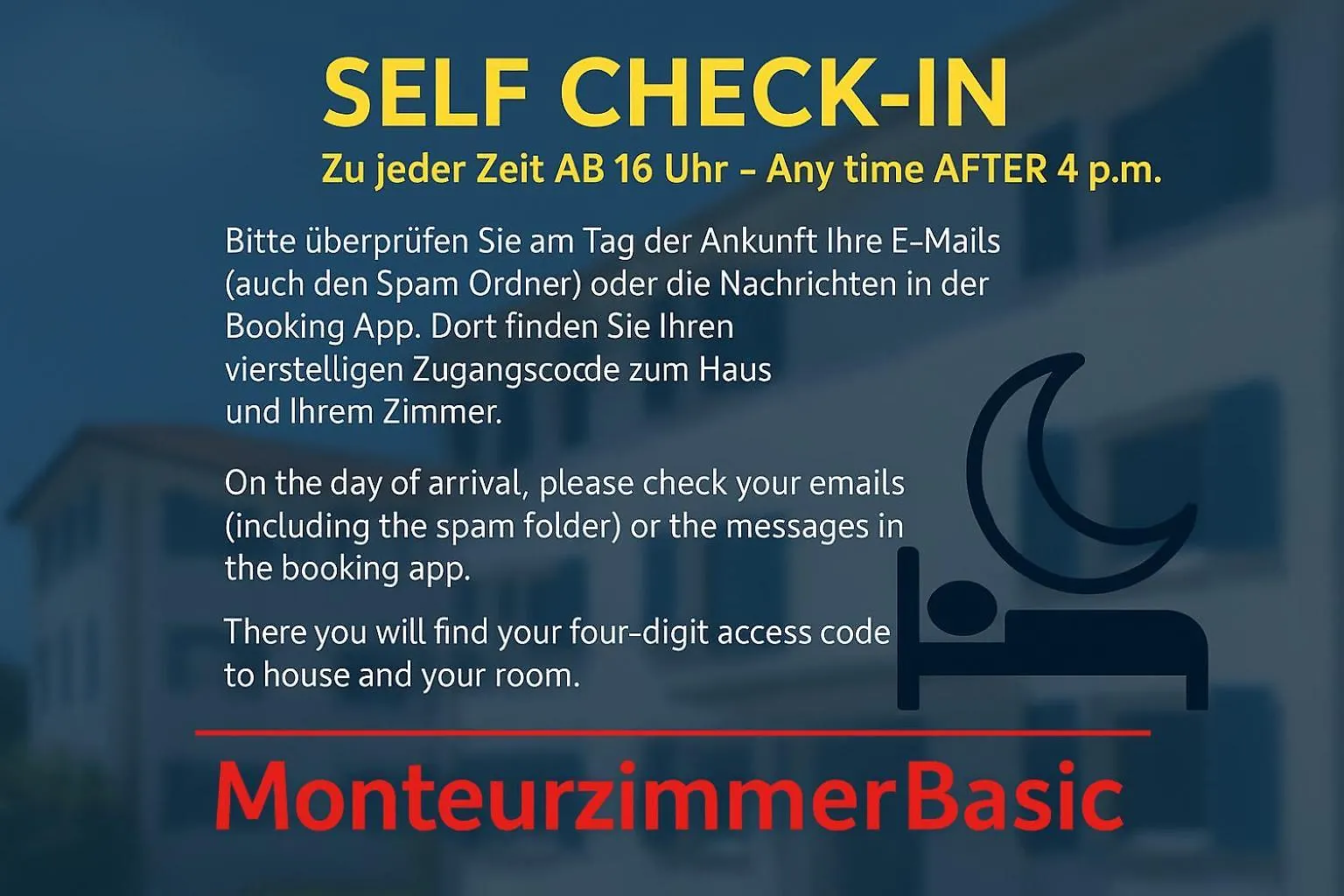Monteurzimmer Basic Zentrale Unterkunft Mit Gemeinschaftsbaedern 肯普滕